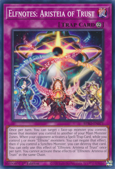 Elfnotes: Aristeia of Trust (BPRO-EN071)