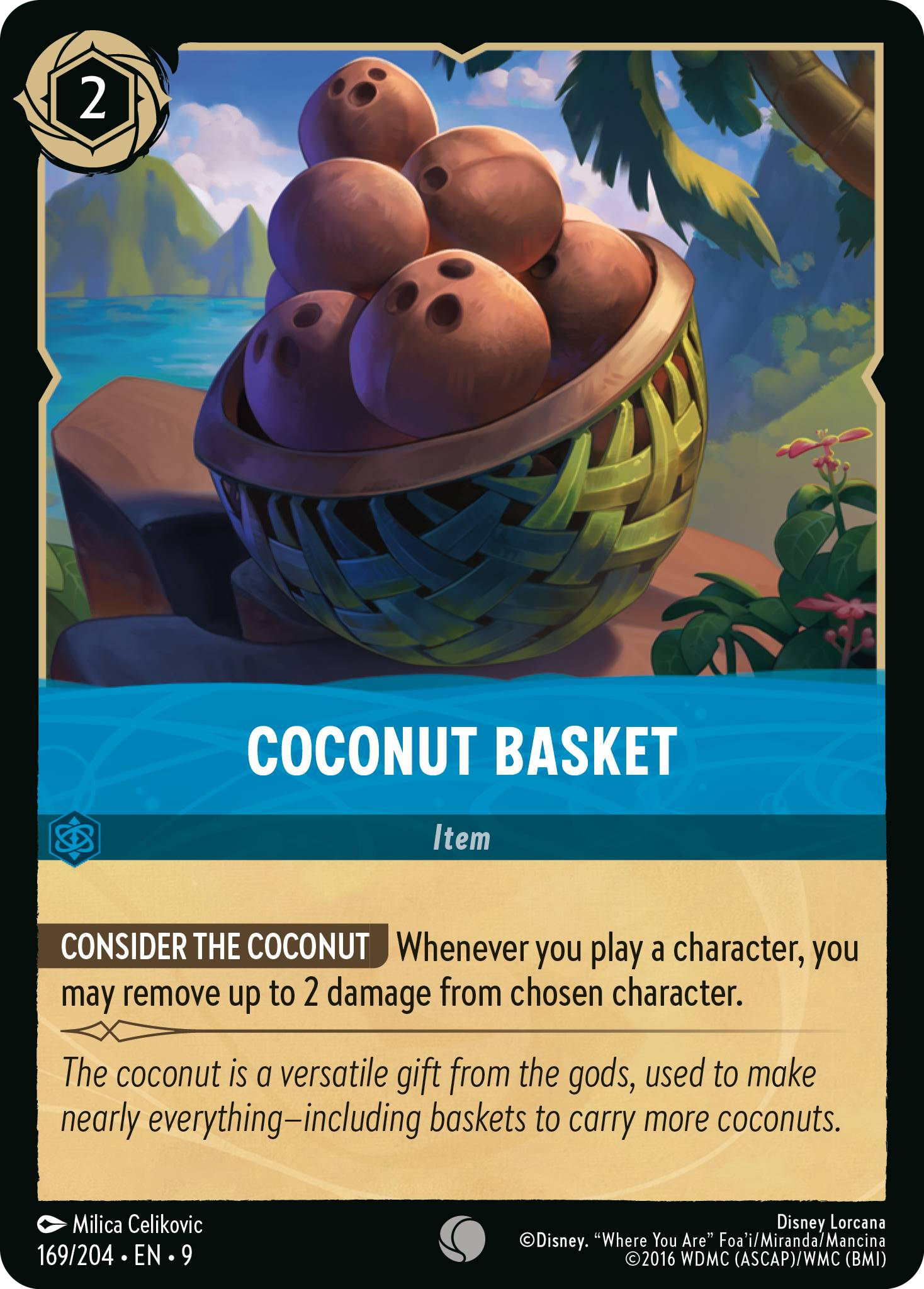 Coconut Basket (Fabled - 169/204) Common