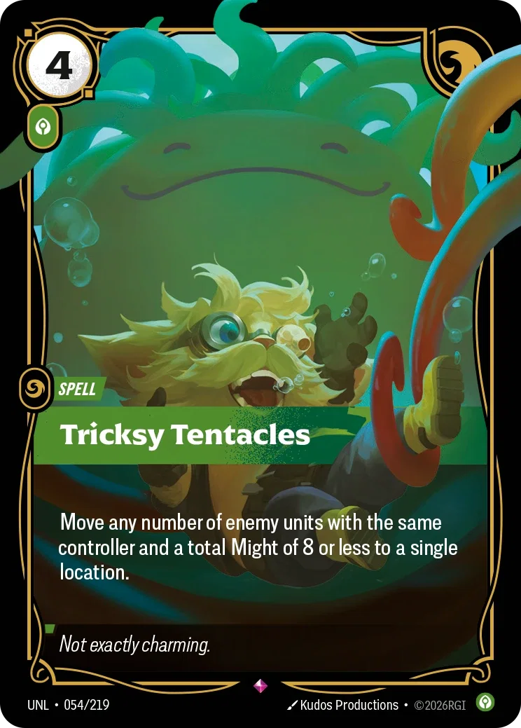 Tricksy Tentacles - 054/219 (UNL) Rare