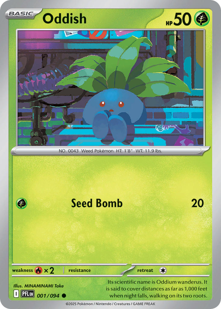 Oddish - 001/094 (PFL) Common
