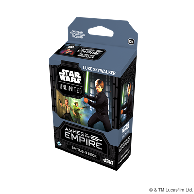Star Wars TCG: Unlimited - Ashes of the Empire Spotlight Deck: Luke Skywalker