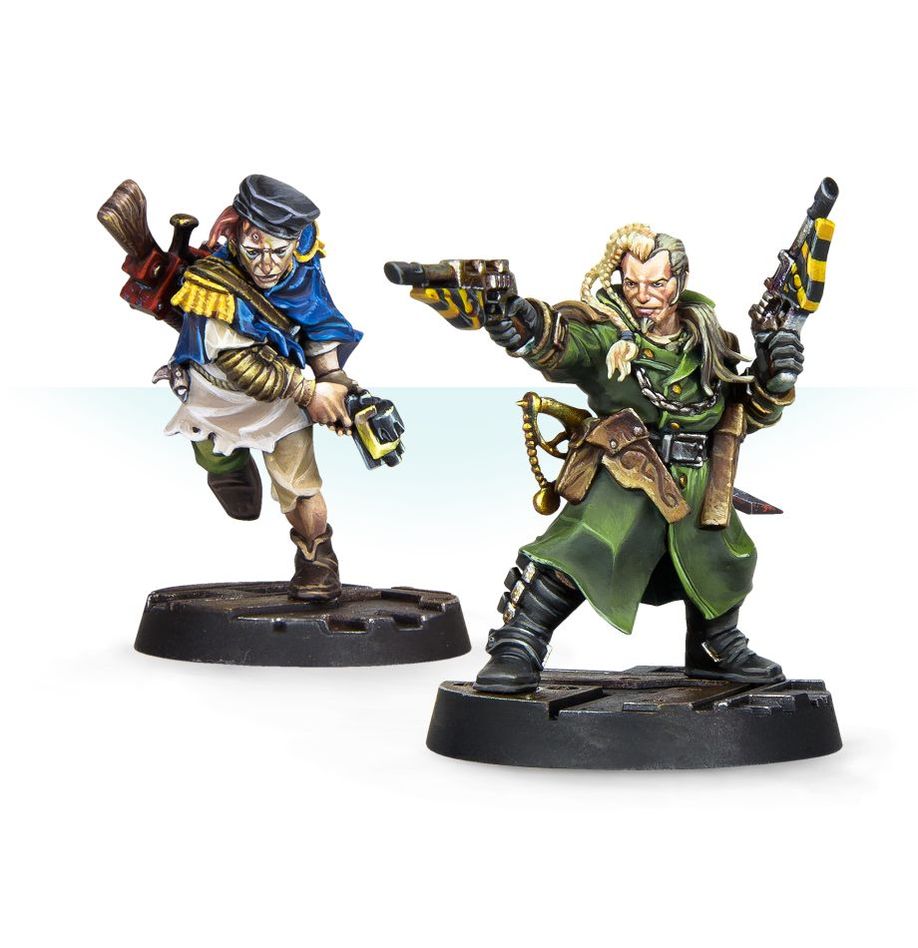 Necromunda: Bounty Hunters - Kal Jericho and Scabs