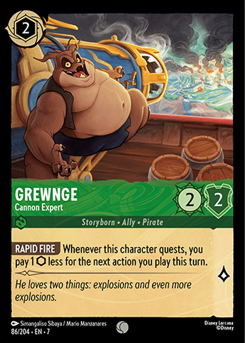 Grewnge - Cannon Expert (Archazia's Island - 086/204) Common