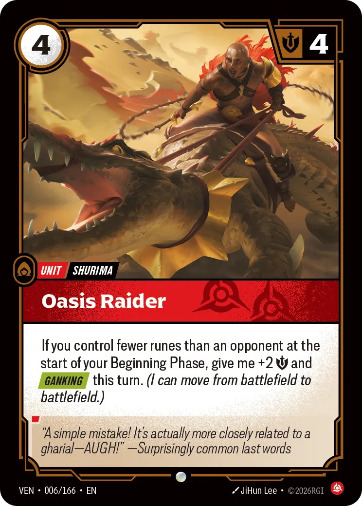 Oasis Raider - 006/166 (VEN) Common