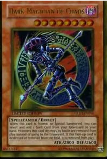 Dark Magician of Chaos (GLD1-EN016) Near Mint Limited Edition