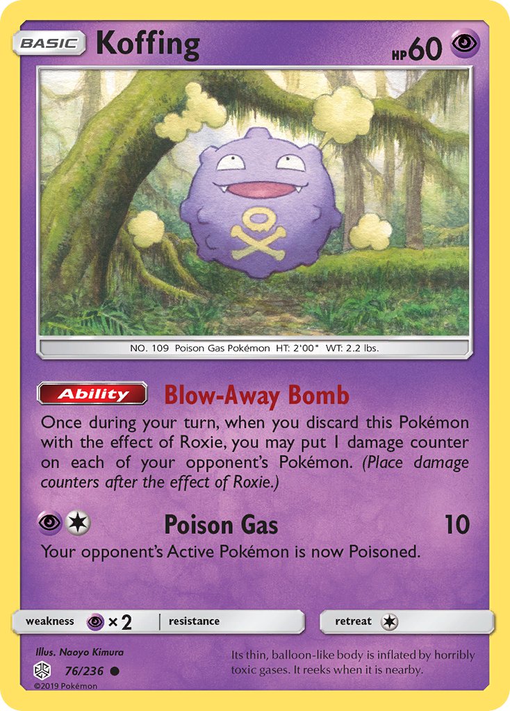 Koffing - 076/236 (CEC) Common - Near Mint