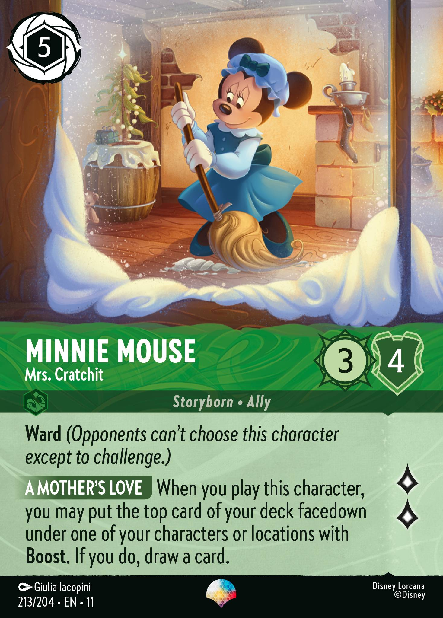 Minnie Mouse - Mrs. Cratchit (213/204 - Winterspell) Epic