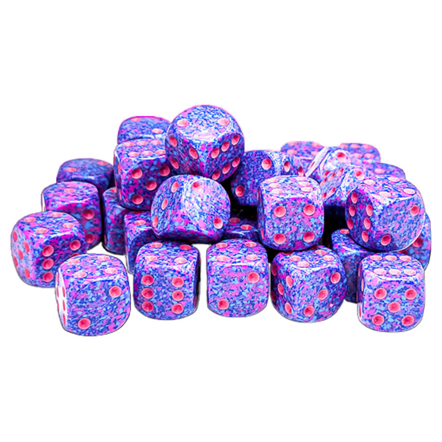 CHX25967: Speckled - 12mm D6 Purple Passion (36)