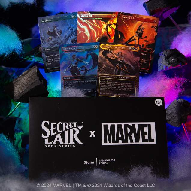 MTG: Secret Lair x Marvel: Storm Foil Edition