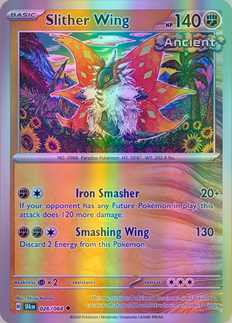 Slither Wing - 026/064 (SFA) Uncommon - Near Mint Reverse Holofoil Slither Wing - 026/064 (SFA) Uncommon - Near Mint Reverse Holofoil