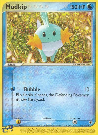 Mudkip - 59/109 (RS) Common - Near Mint