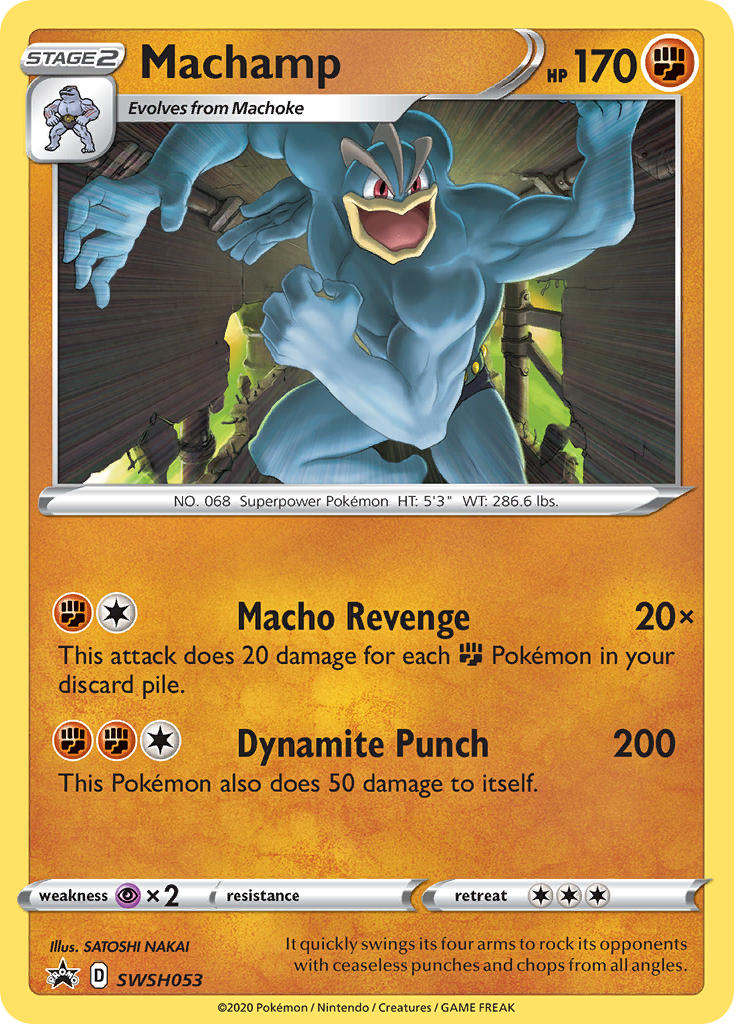 Machamp - SWSH053 (SWSH:PR) Promo - Near Mint Holofoil