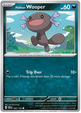 Paldean Wooper - 093/159 (JTG) Common