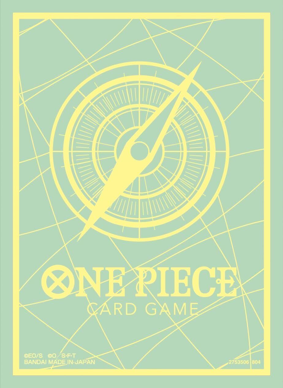 One Piece TCG: Official Sleeves 9: Lemon Lime Logo