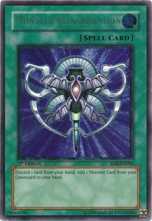 Monster Reincarnation (UTR) (RDS-EN045) Ultimate Rare Moderate Play 1st Edition