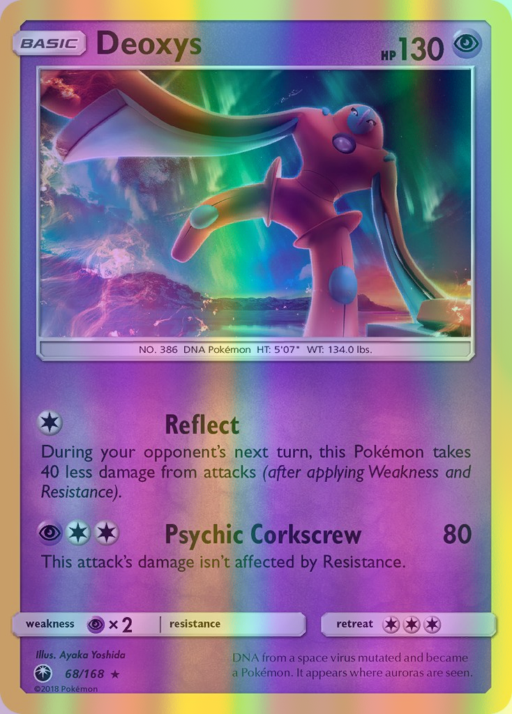 Deoxys - 068/168 (CES) Rare - Near Mint Reverse Holofoil