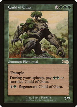 Child of Gaea (USG-R) Moderate Play