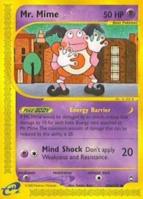 Mr. Mime - 95b/147 (AQ) Common - Near Mint