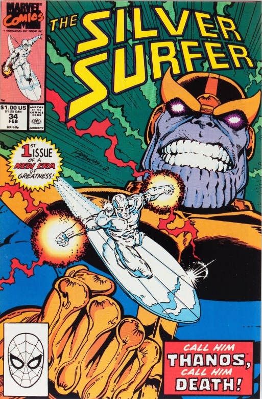 Silver Surfer (1987 Series) #34 (9.0) Thanos Resurrected