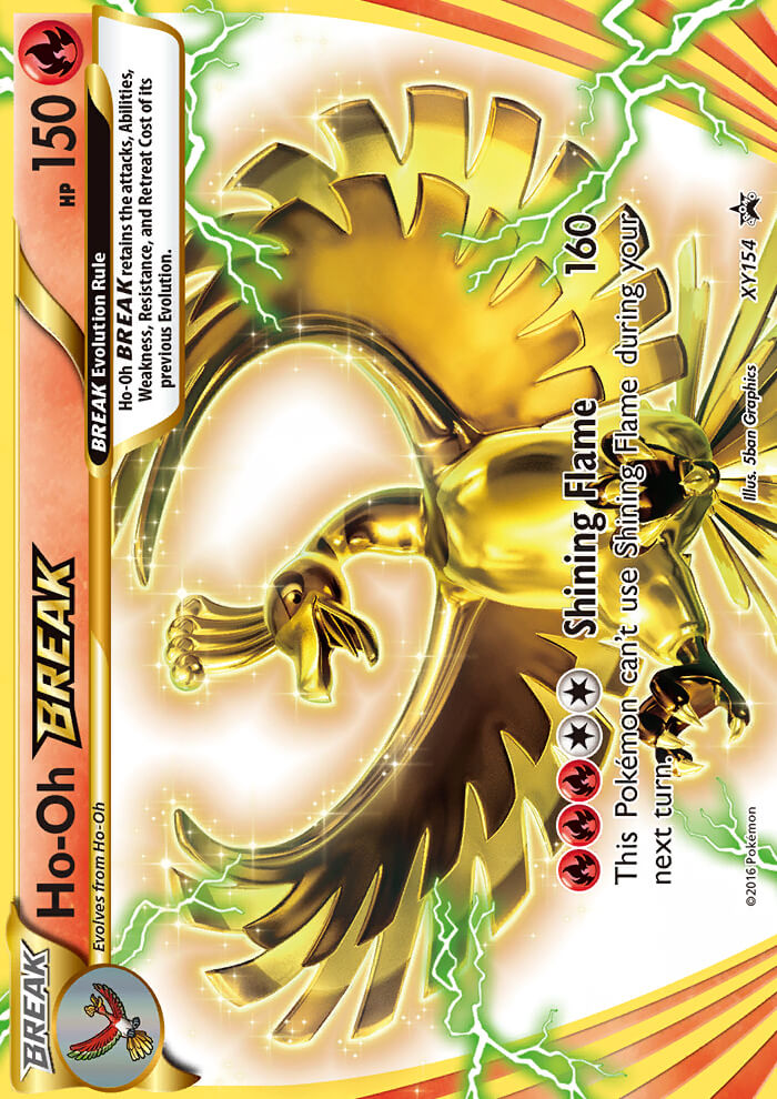 Ho-Oh BREAK - XY154 (XY:PR) Promo - Near Mint Holofoil