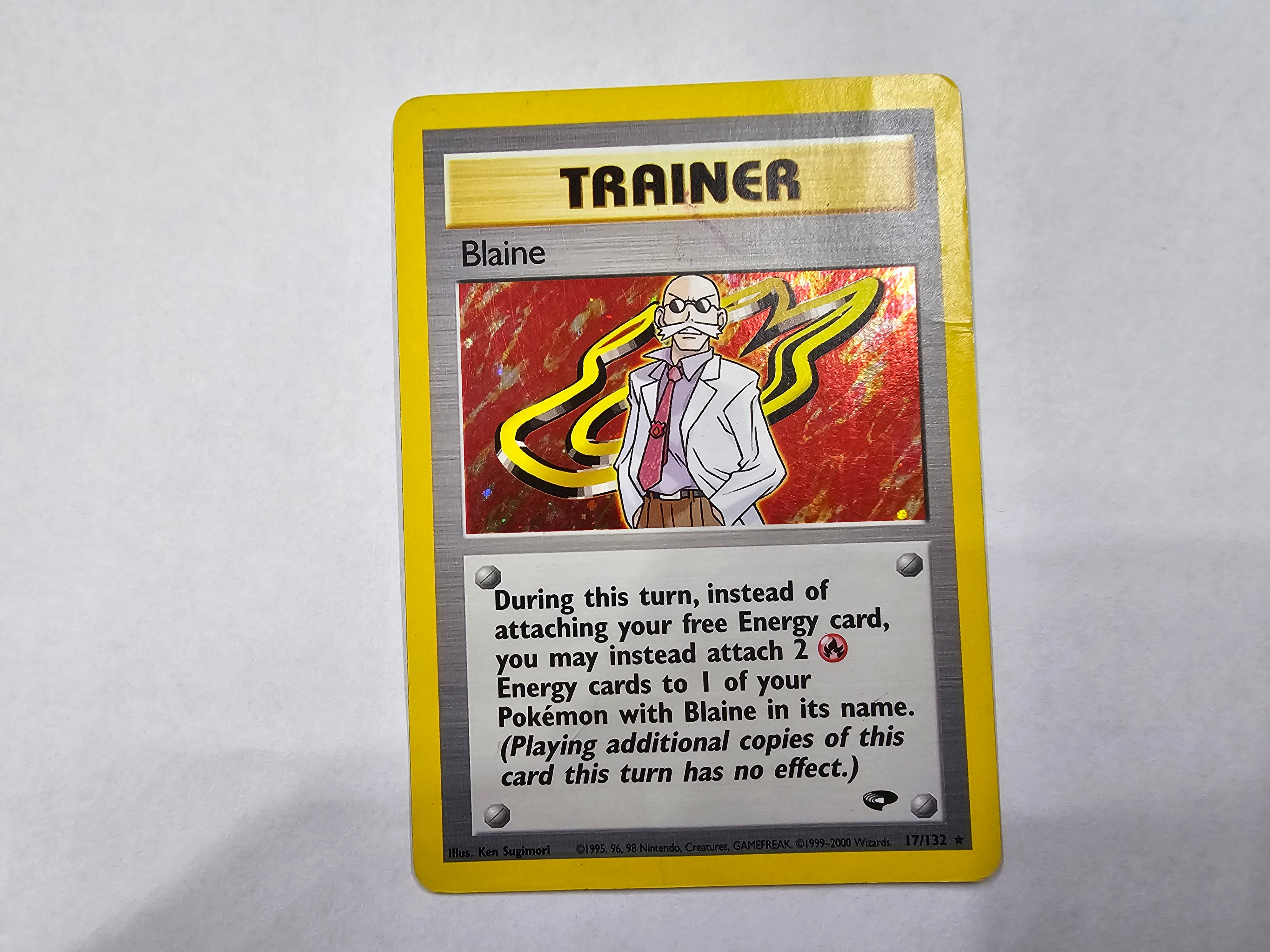 Blaine - 17/132 (G2) Rare - Damaged Mint Holofoil Unlimited