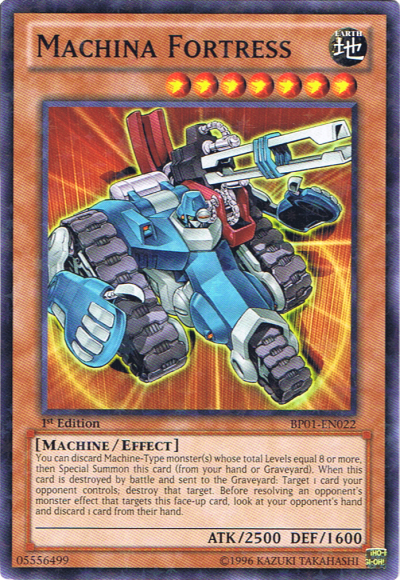 Machina Fortress (Starfoil) (BP01-EN022) Starfoil Rare - Near Mint 1st Edition