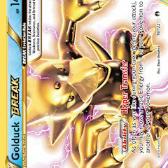 Golduck BREAK - 018/122 (BKP) Rare BREAK - Heavy Play Holofoil