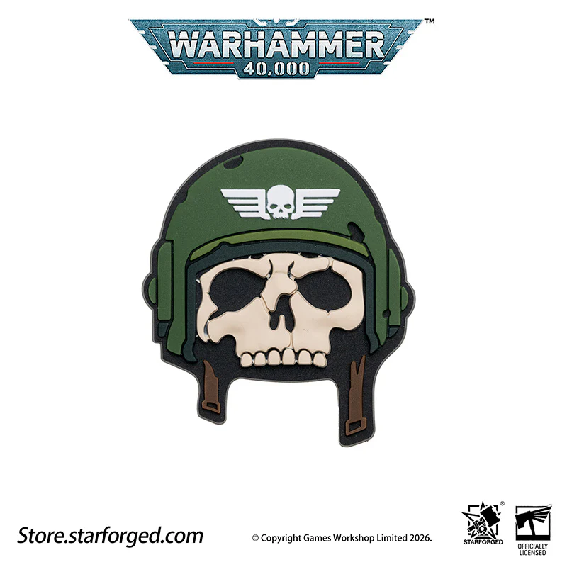 Starforged: Warhammer 40K - Astra Militarum Patch Collection - Cadian Skull