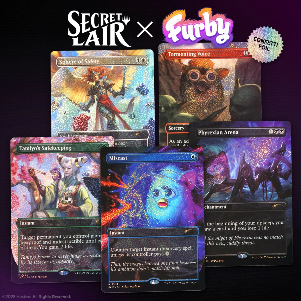 MTG: Secret Lair x Furby: The Gathering Confetti Foil Edition MTG: Secret Lair x Furby: The Gathering Confetti Foil Edition
