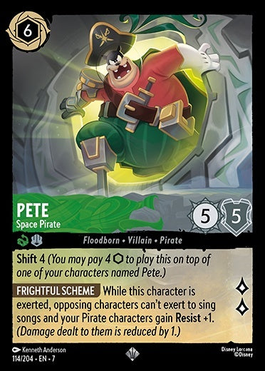 Pete - Space Pirate (Archazia's Island - 114/204) Super Rare