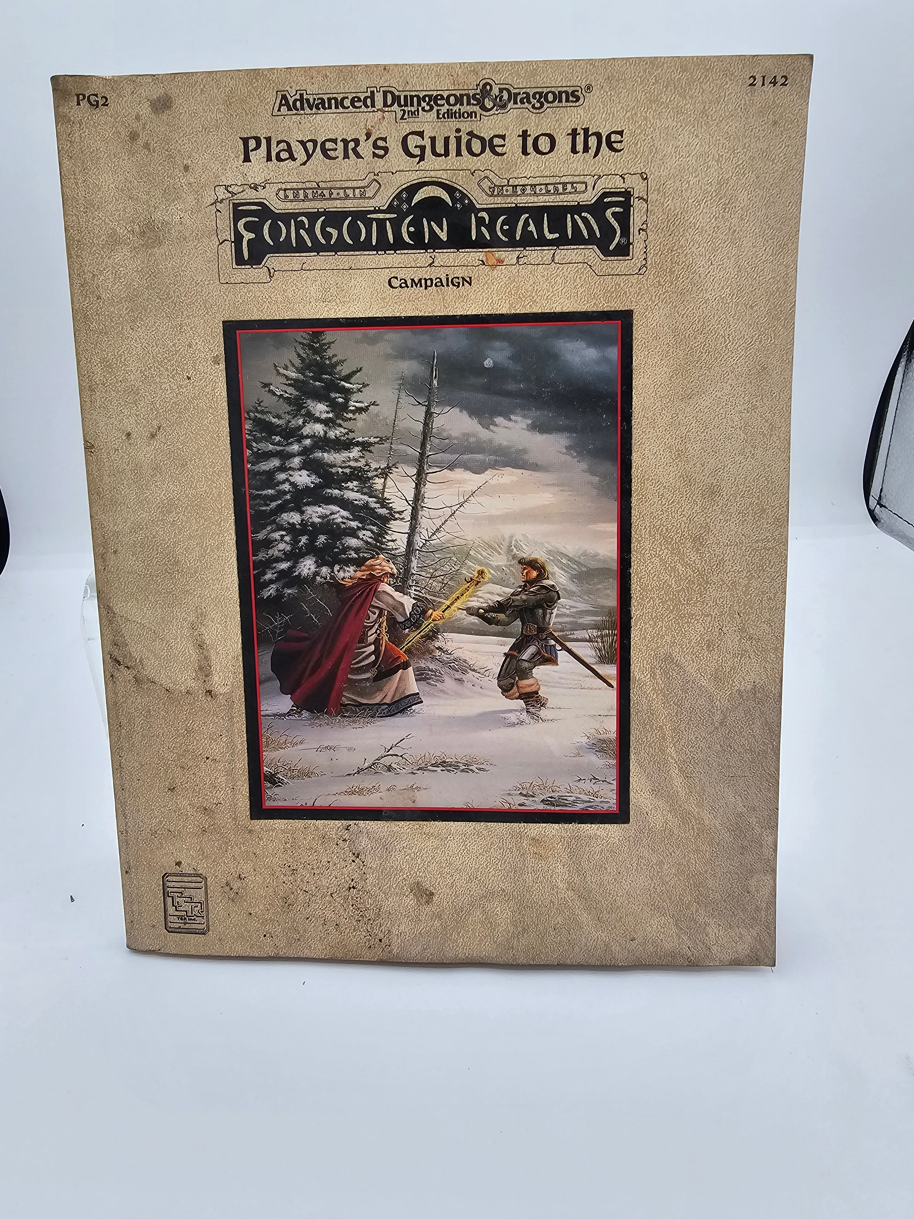 AD&D 2nd Ed: Players Guide to the Forgotten Realms (TSR 2142) (USED) Poor Condition