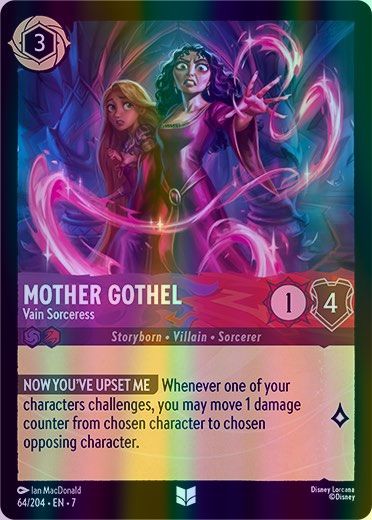 Mother Gothel - Vain Sorceress (Archazia's Island - 064/204) Uncommon