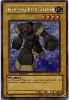 Elemental Hero Clayman (EHC2-EN002) Secret Rare Limited Edition Light Play