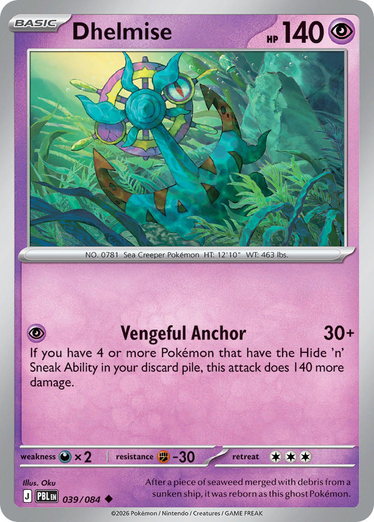 Dhelmise - 039/084 (PBL) Uncommon