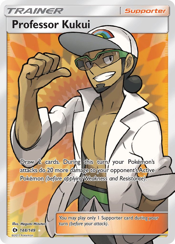 Professor Kukui (Full Art) - 148/149 (SM01) Ultra Rare - Near Mint Holofoil
