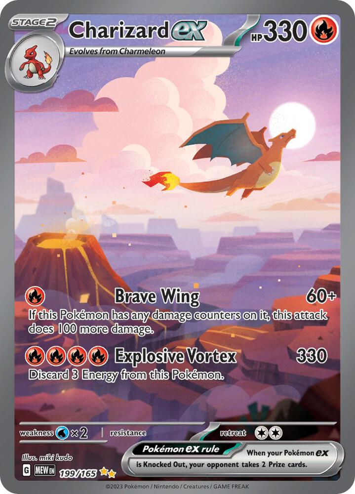 Charizard ex - 199/165 (MEW) Special Illustration Rare