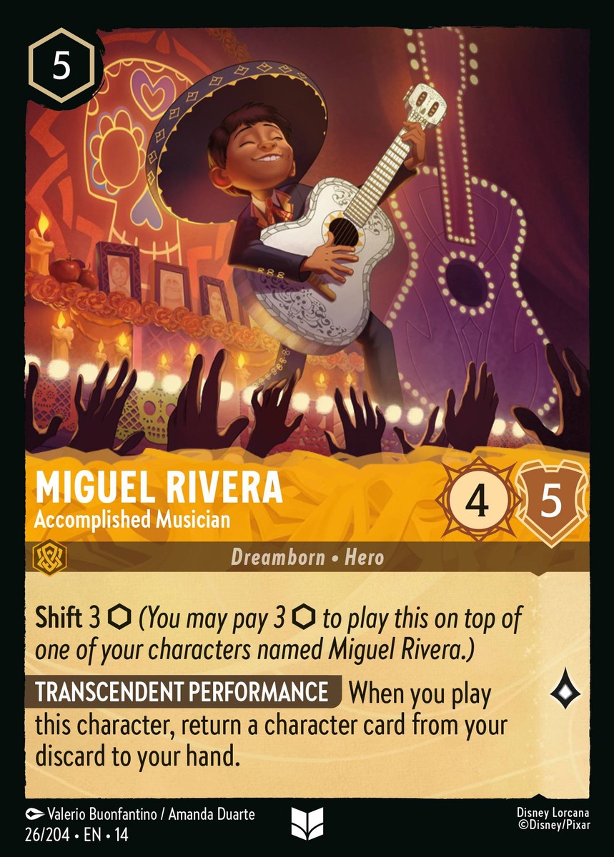 Miguel Rivera - Accomplished Musician (026/204 - Hyperia City) Uncommon