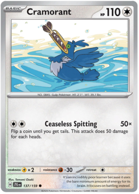 Cramorant - 137/159 (JTG) Common