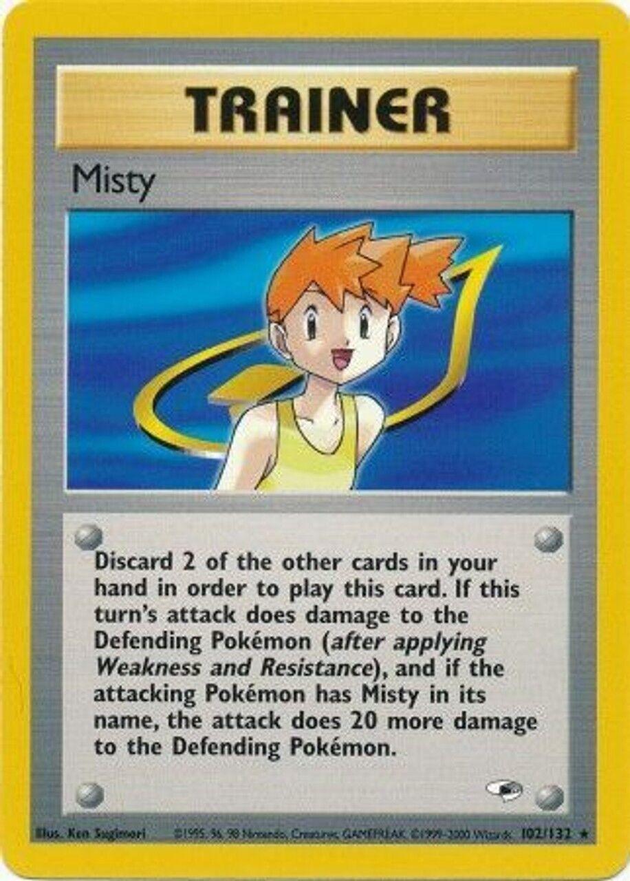 Misty 102/132 (G1) Rare - Light Play Unlimited