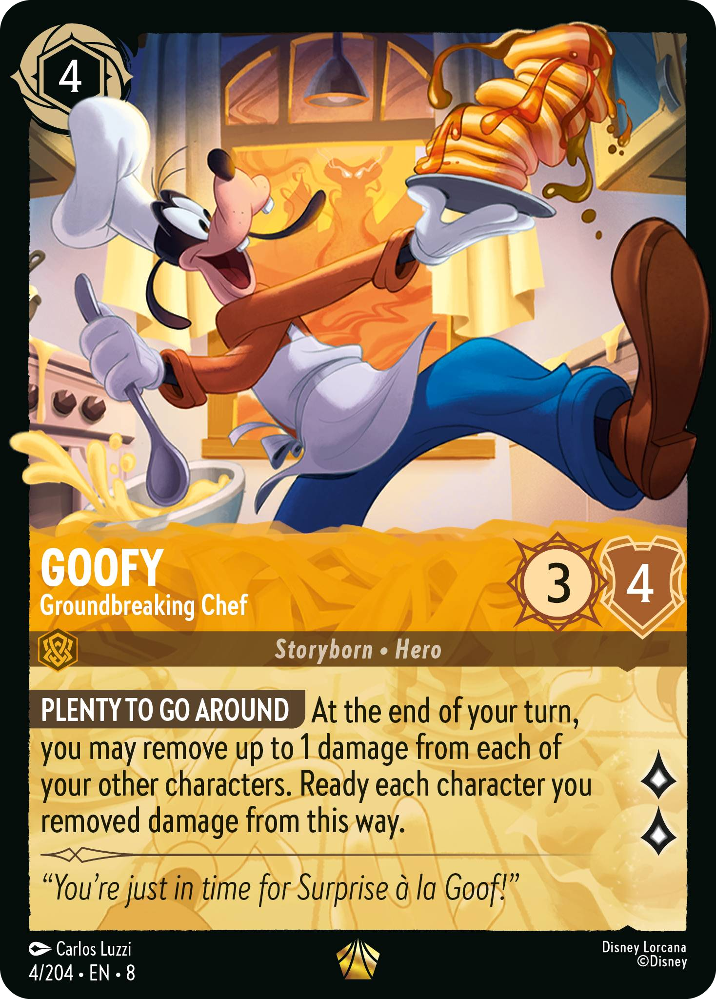 Goofy - Groundbreaking Chef (Reign of Jafar - 004/204 ) Legendary