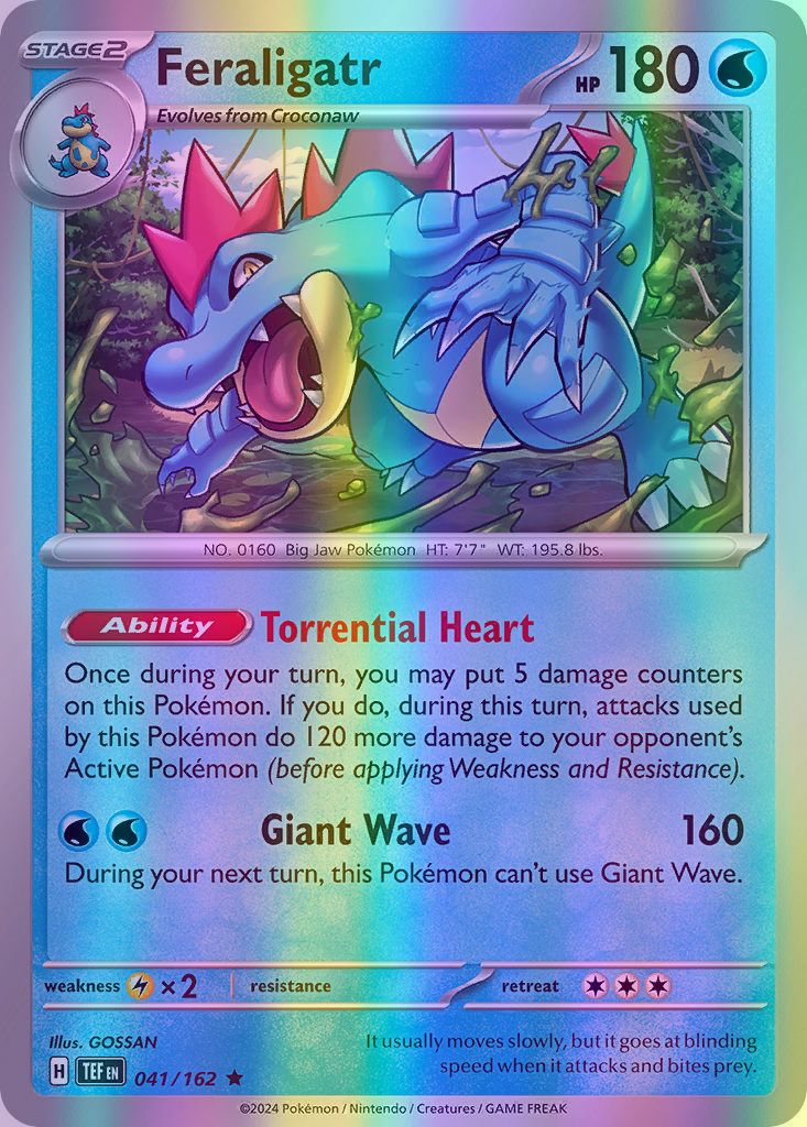 Feraligatr - 041/162 (TEF) Rare