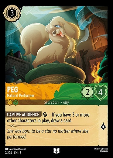 Peg - Natural Performer (Archazia's Island - 007/204) Uncommon