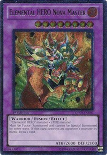 Elemental HERO Nova Master (GENF-EN093) Ultimate Rare - Near Mint 1st Edition