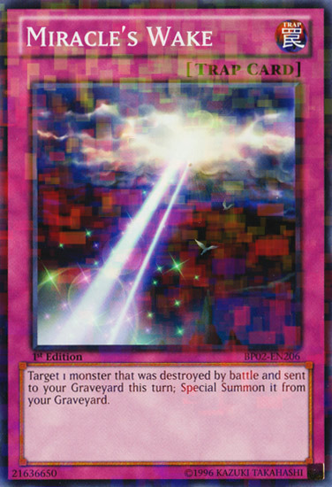 Miracle's Wake (Mosaic Rare) (BP02-EN206) Mosaic Rare - Near Mint 1st Edition