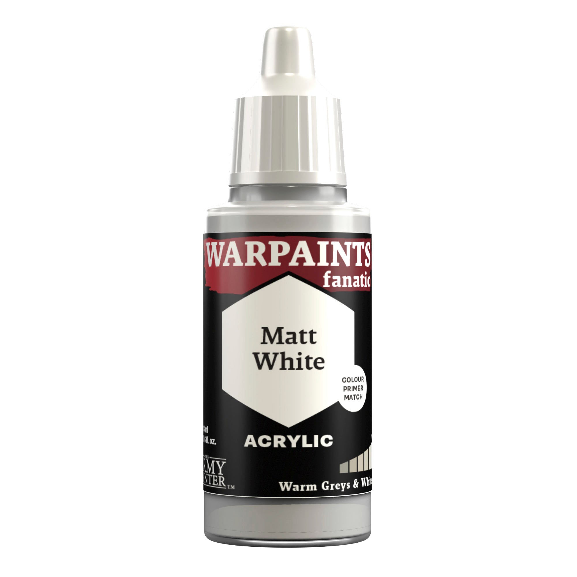 The Army Painter: Warpaints Fanatic - Matte White (18ml/0.6oz)