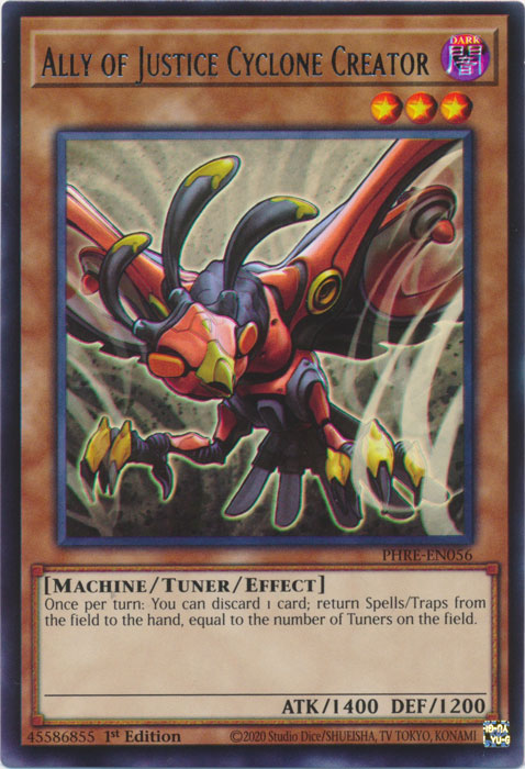 Ally of Justice Cyclone Creator (PHRE-EN056)