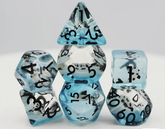Lucky Koi Fish RPG Dice Set
