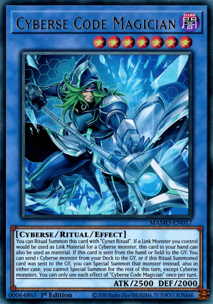 Cyberse Code Magician (Extended Art) (MAMO-EN017)
