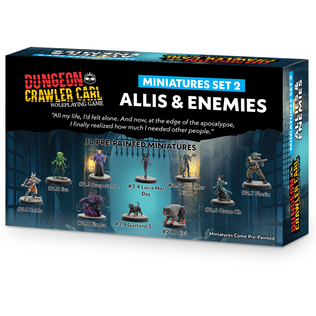 Dungeon Crawler Carl RPG: Allies & Enemies Minis Set