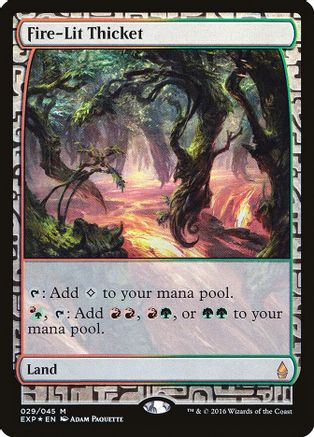 Fire-Lit Thicket (EXP-M)